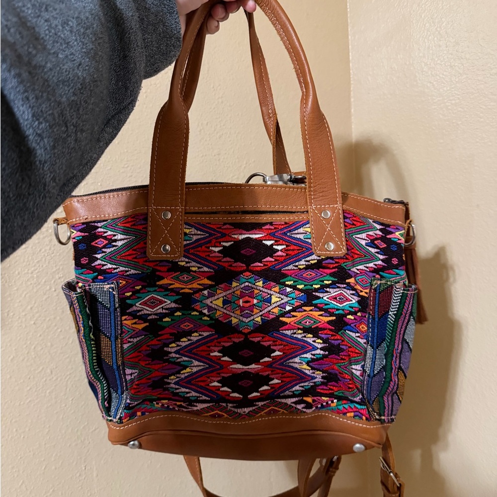 Colorful Patterned Tote Bag